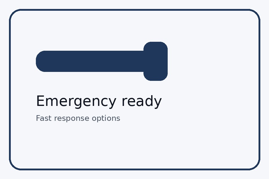 Emergency response ready